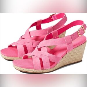 Cole Haan Pink Wedge Sandals